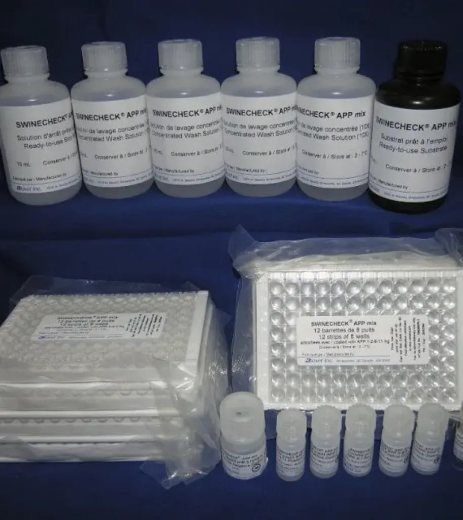 Imagem de TESTE ELISA Actinobacillus pleuropneumoniae serotypes 1 9 11 Swinecheck APP 1-9-11 ELISA