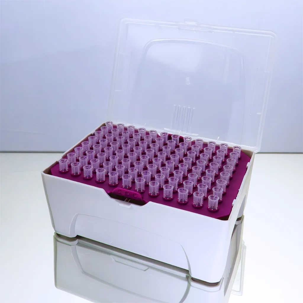 Picture of Pipette Tips PP 10 uL Long Low Retention Racked Sterile DNase/RNase Free