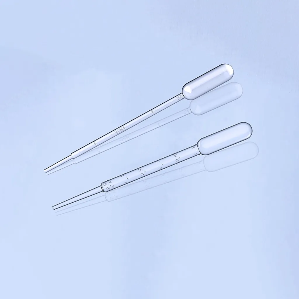 Imagem de Pipetas Pasteur PE 3 mL graduadas sem DNase/RNase assépticas a granel