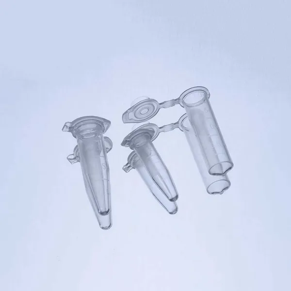 Imagem de Tubos de microcentrífuga PP 0 5 mL graduados transparentes sem DNase/RNase