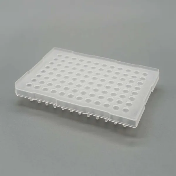 Picture of PCR Plates 96-Well PP 0.1 mL Semi-Skirted Raised Rim Clear/Frosted DNase/RNase Free